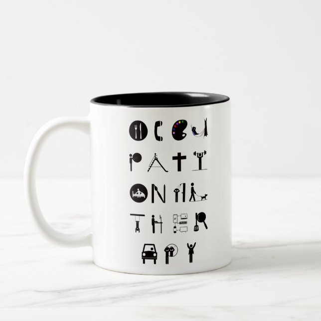 Taza Bicolor Ocupaciones (Izquierda)