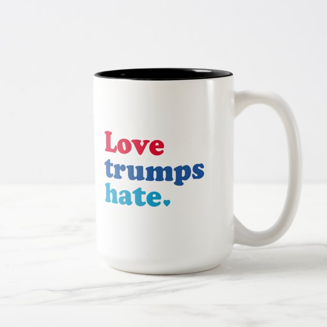 Taza Bicolor Odio de los triunfos del amor (Derecha)