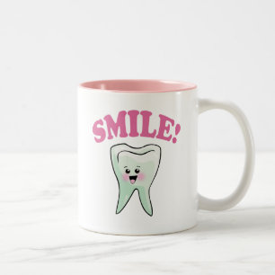 Taza Bicolor Odontología divertida