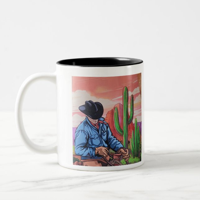 Taza Bicolor Oeste (Izquierda)