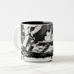 Taza Bicolor Off the Rails - Skateboarder