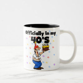 Taza Bicolor Oficialmente en mi 40s