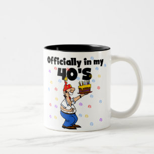 Taza Bicolor Oficialmente en mi 40s