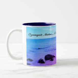 Taza Bicolor Ogunquit Maine