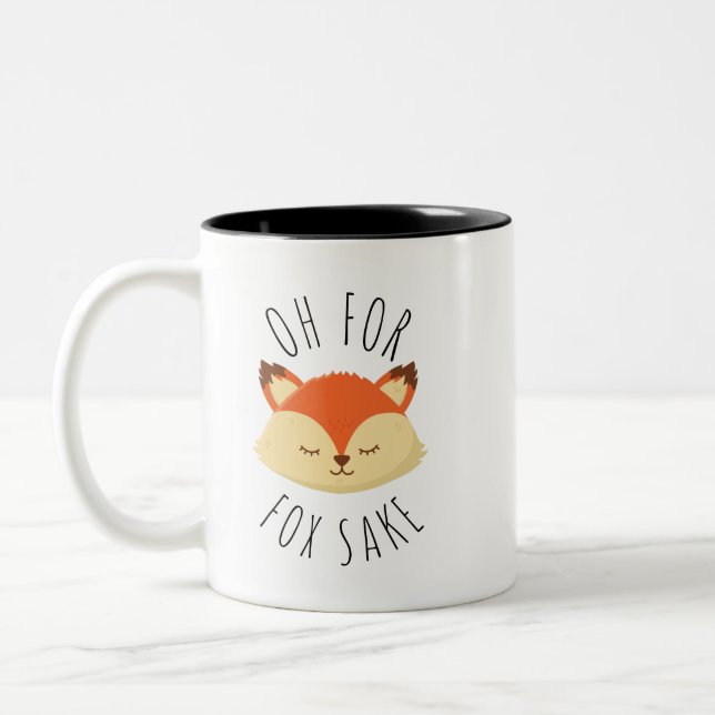 Taza Bicolor Oh por Fox Sake (Izquierda)
