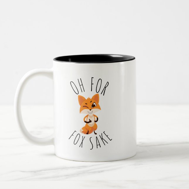Taza Bicolor Oh por Fox Sake (Izquierda)