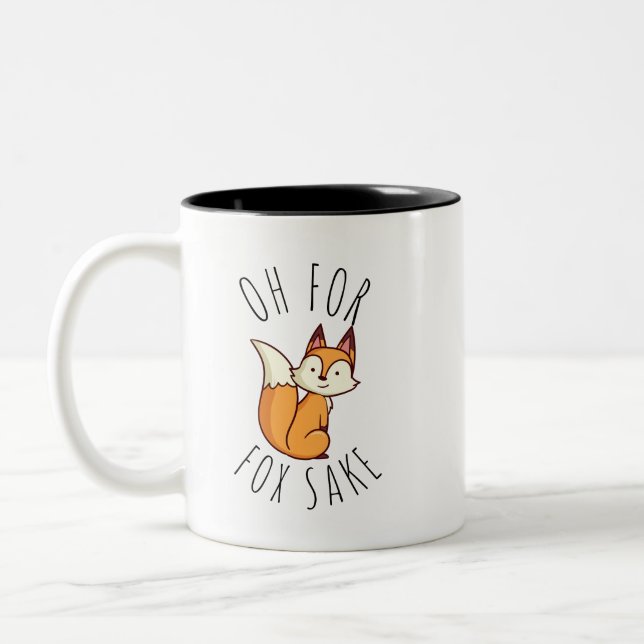 Taza Bicolor Oh por Fox Sake (Izquierda)