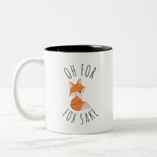 Taza Bicolor Oh por Fox Sake Coffee Mug