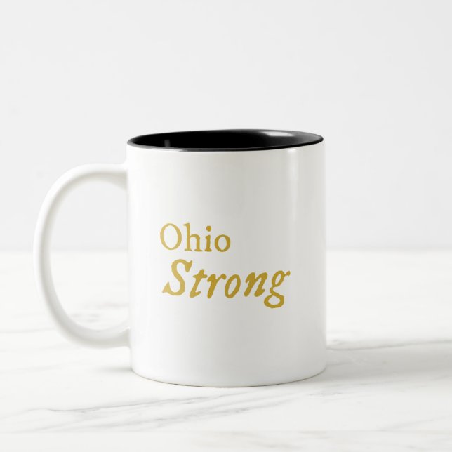 Taza Bicolor Ohio Fuerte Café Mug (Izquierda)