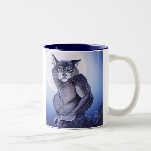 Taza Bicolor Oídos del hombre lobo (Derecha)