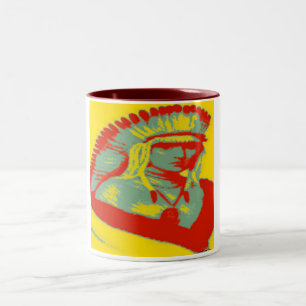 Taza Bicolor Ojibwa Mug