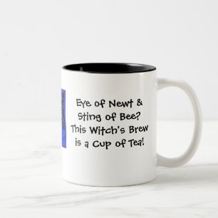 Taza Bicolor ¿Ojo del Newt y Sting de la abeja? El Brew de la