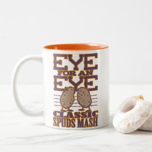 Taza Bicolor Ojo para un ojo