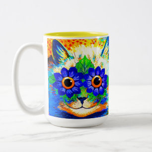 Taza Bicolor Ojos de flor de gato