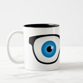 Taza Bicolor Ojos de la optometría