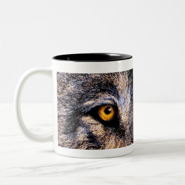Taza Bicolor Ojos del lobo (Izquierda)