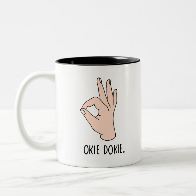 Taza Bicolor Okie Doke (Izquierda)