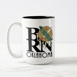 Taza Bicolor Oklahoma NACIDA 15oz