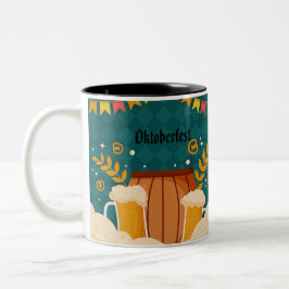 Taza Bicolor Oktoberfest Coffee Mugs