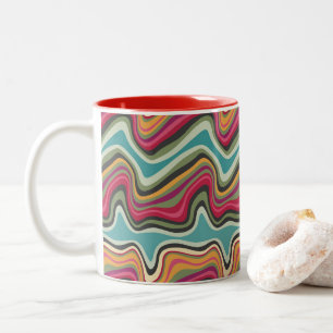 Taza Bicolor ola retro MANA
