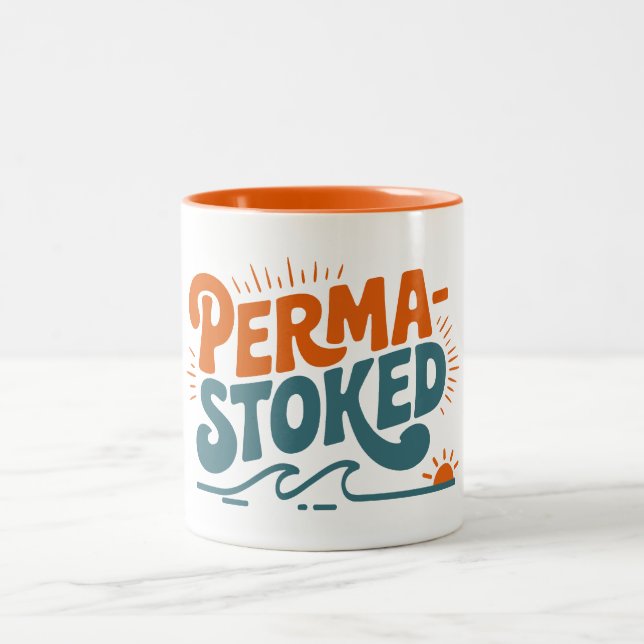 Taza Bicolor Olas perma-animadas (Centro)