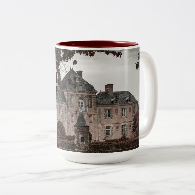 Taza Bicolor Old European Mansion (Anverso derecho)