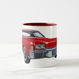 Taza Bicolor Oldsmobile rojo Toronado