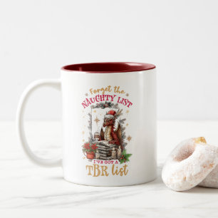 Taza Bicolor Olvidar La Lista Traviesa Tengo una Lista TBR