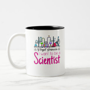 Taza Bicolor Olvídate de la princesa que quiero ser científica