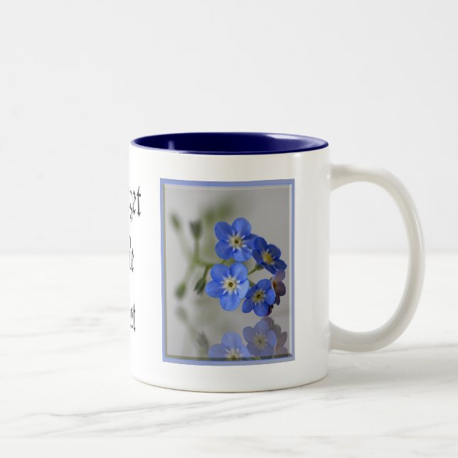 Taza Bicolor Olvídeme no (Derecha)