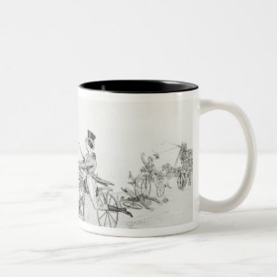 Taza Bicolor Olympics', moderno c.1820