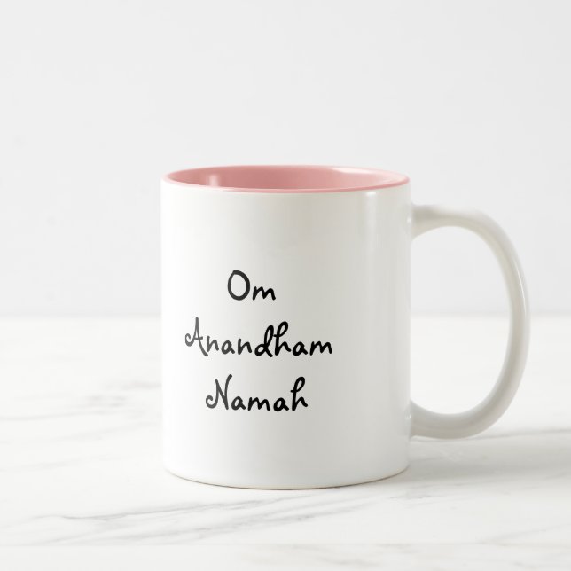 Taza Bicolor Om Anandham Namah- Mug (Derecha)