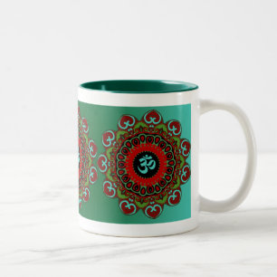Taza Bicolor OM del caos asalta - pacífico