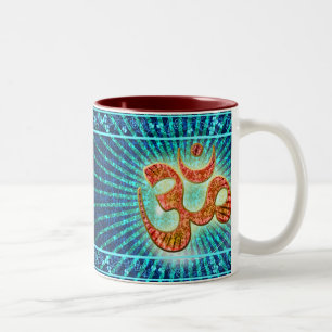 Taza Bicolor OM - la Omkara sagrada