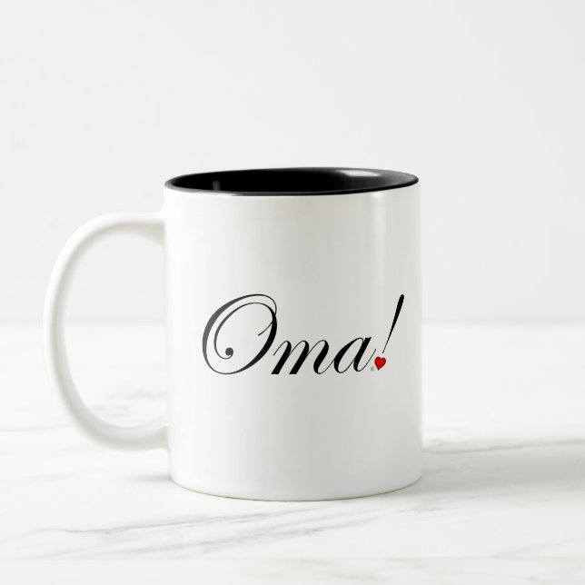 Taza Bicolor ¡Oma! (Izquierda)