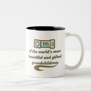 Taza Bicolor Oma de nietos dotados
