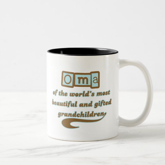 Taza Bicolor Oma de nietos dotados (Derecha)