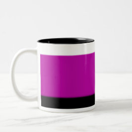 Taza Bicolor Ombre blanco, rosa y negro