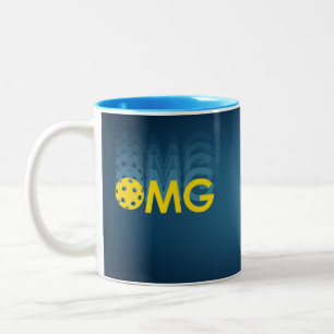 Taza Bicolor OMG pickleball mug