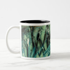 Taza Bicolor Ominoso sobre las rocas