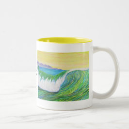 Taza Bicolor onda de lápiz