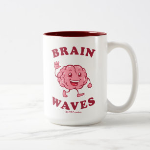 Taza Bicolor Ondas cerebrales