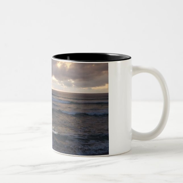 Taza Bicolor Ondas de Polihale (Derecha)