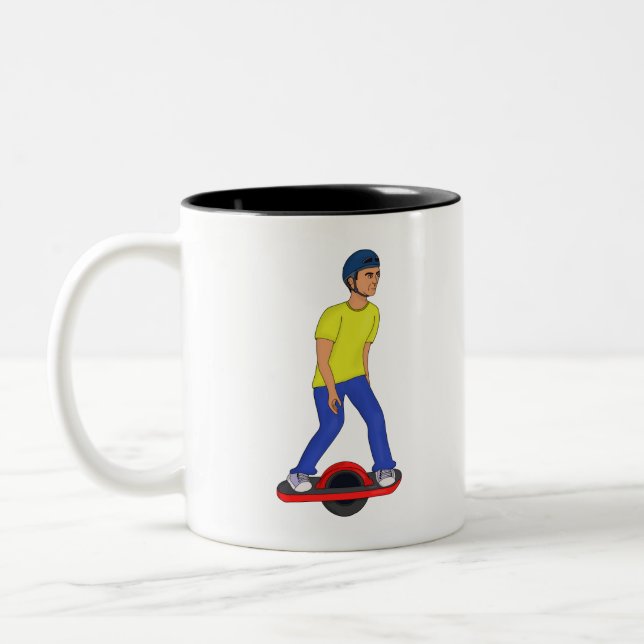 Taza Bicolor Onewheeling Dude (Izquierda)