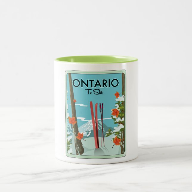 Taza Bicolor Ontario To Ski (Centro)