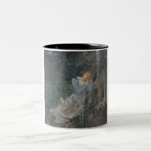 Taza Bicolor Ophelia (mujer que llora) (por Jules Bastien-Lepag