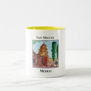 Taza Bicolor Oratorio Histórico de la Iglesia de San Felipe Ner