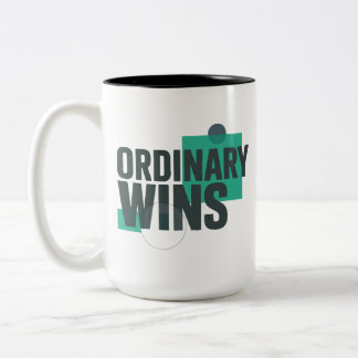 Taza Bicolor Ordinary, and proud of it! Statement graphic about
