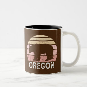 Taza Bicolor Oregon Bear