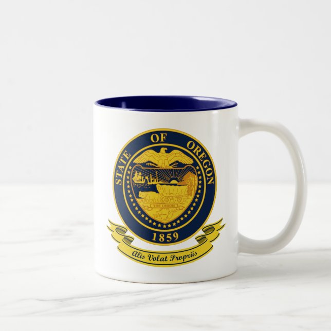 Taza Bicolor Oregon Seal (Derecha)